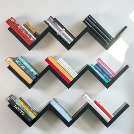 Monoton BookWave bookshelf